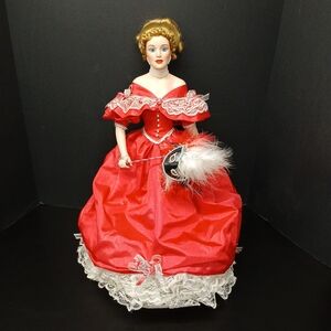Vintage Danbury Mint Belle of the Masquerade Ball 21" Porcelain Doll